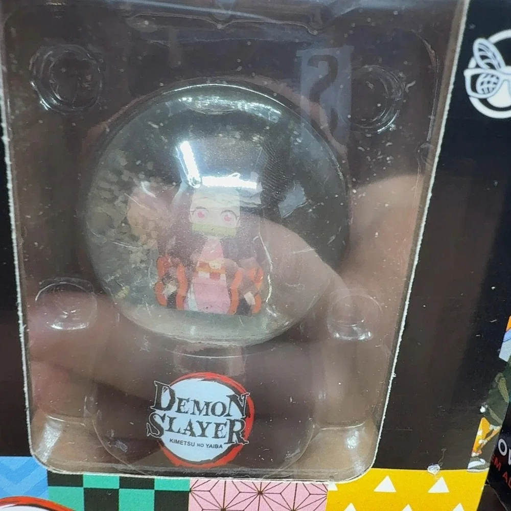 Demon Slayer Kimetsu No Yaiba Mini Snow Globe Blind Box Lot of 8 Culturefly